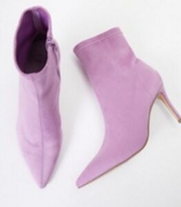 Just Fab Women's Ankle Booties - Mulberry   Size 9|